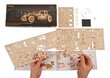 Surenkamas modelis mini automobilis Ugears, 207 el. kaina ir informacija | Konstruktoriai ir kaladėlės | pigu.lt