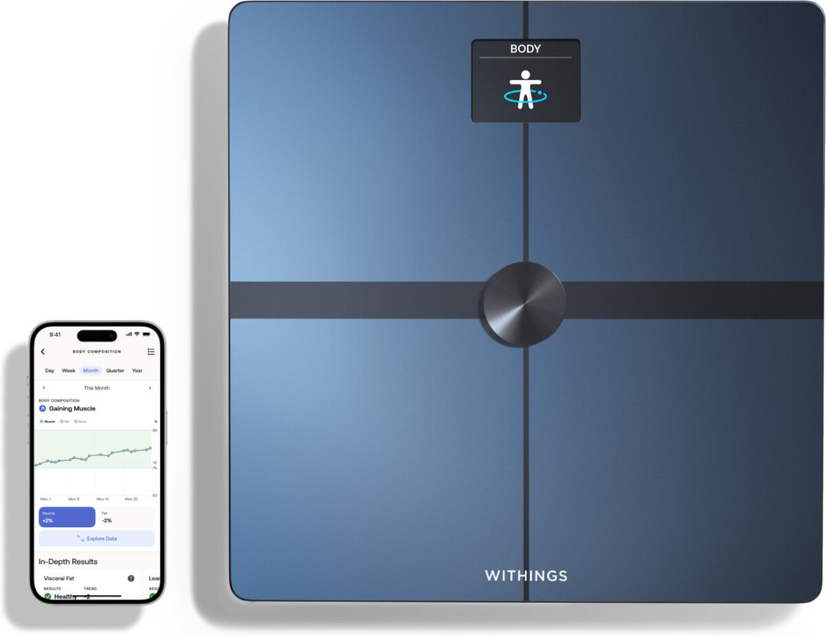 Withings Body Smart Black kaina ir informacija | Svarstyklės (buitinės) | pigu.lt