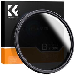 K&F Concept 52mm Slim Variable/Fader NDX kaina ir informacija | Filtrai objektyvams | pigu.lt