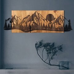 Sienų dekoracija Mountain, 1 vnt kaina ir informacija | Interjero detalės | pigu.lt