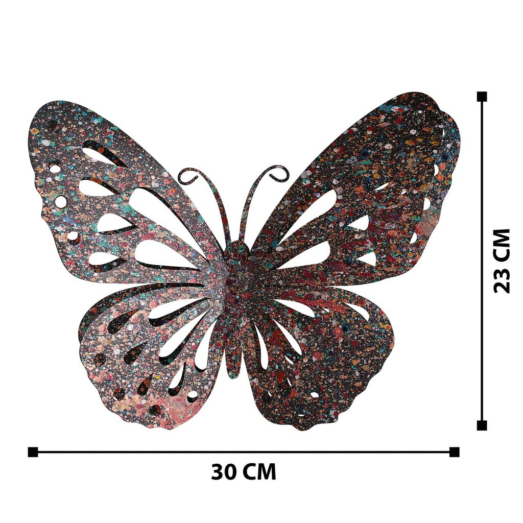 Sienų dekoracija Butterfly, 1 vnt цена и информация | Interjero detalės | pigu.lt