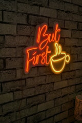 Декоративный настенный светильник But First Coffee, 1 шт. цена и информация | Детали интерьера | pigu.lt