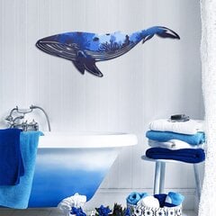 Sienų dekoracija Whale, 1 vnt kaina ir informacija | Interjero detalės | pigu.lt