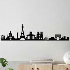 Sienų dekoracija Paris Skyline, 1 vnt kaina ir informacija | Interjero detalės | pigu.lt
