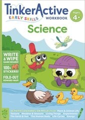 TinkerActive Early Skills Science Workbook Ages 4plus kaina ir informacija | Knygos mažiesiems | pigu.lt