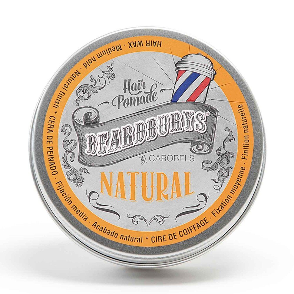 Vidutinės fiksacijos pasta Beardburys Natural, 100 ml kaina ir informacija | Plaukų formavimo priemonės | pigu.lt