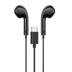 Borofone Earphones BM60 with Type C plug (DAC) black цена и информация | Теплая повязка на уши, черная | pigu.lt