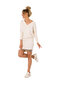 Suknelė moterimsM732, balta цена и информация | Suknelės | pigu.lt