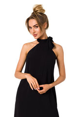 M736 Платье с завязками на шее - черное цена и информация | Платья | pigu.lt