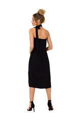 M736 Платье с завязками на шее - черное цена и информация | Платья | pigu.lt