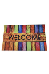 Дверной коврик Color Welcome, 40x60 см цена и информация | Придверные коврики | pigu.lt