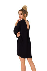 M740 Платье-рубашка с цепочкой - черный цена и информация | Платья | pigu.lt