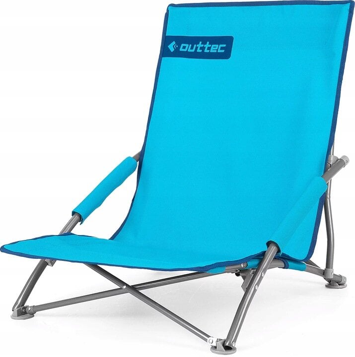Sulankstoma turistinė ir paplūdimio kėdė Outtec O-66055, žydra kaina ir informacija | Turistiniai baldai | pigu.lt