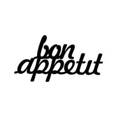 Декорация на стену Bon Appetit 1 Black, 1 шт. цена и информация | Детали интерьера | pigu.lt