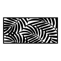 Sienų dekoracija Decorative Panel 4 - Black, 1 vnt. kaina ir informacija | Interjero detalės | pigu.lt