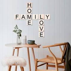 Настенное украшение Family Home Love, 1 шт. цена и информация | Детали интерьера | pigu.lt