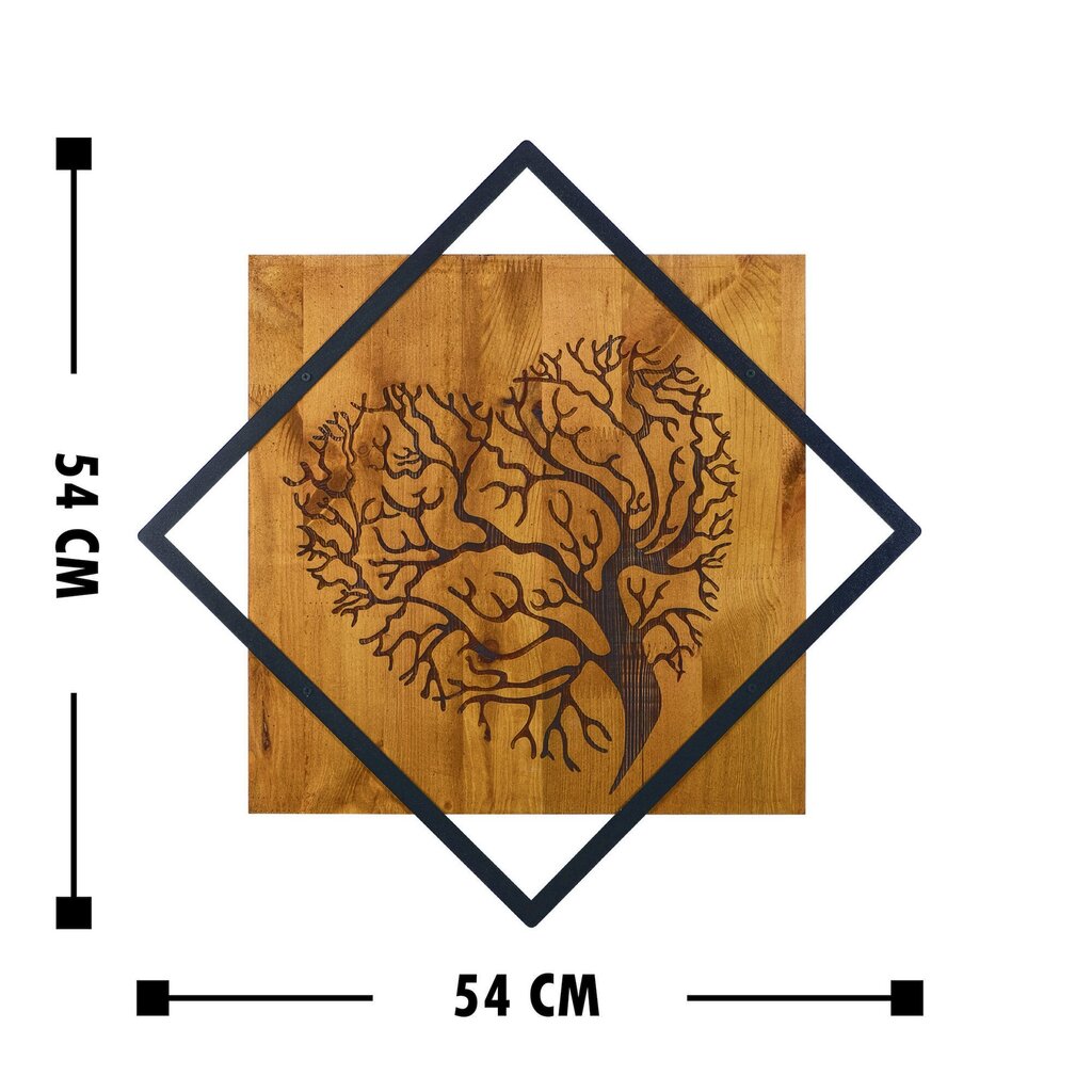 Sienų dekoracija Tree 2, 1 vnt. kaina ir informacija | Interjero detalės | pigu.lt