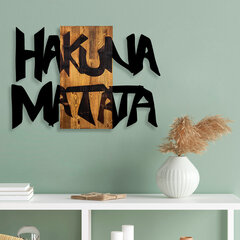 Sienų dekoracija Hakuna Matata 5, 1 vnt. kaina ir informacija | Interjero detalės | pigu.lt