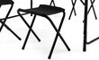 Sulankstomas turistinis stalas su kėdėmis Outtec Ou-1575237668, 60x120x54,5 cm, rudas kaina ir informacija | Turistiniai baldai | pigu.lt