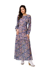 Suknelė moterims K165, mėlyna kaina ir informacija | Suknelės | pigu.lt