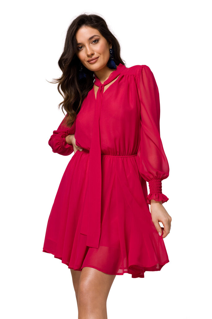 Suknelė moterims K168, rožinė kaina ir informacija | Suknelės | pigu.lt