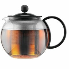 Чайник Classic Стеклянный Прозрачный Сталь (11 x 10 x 18 см) (500 мл) цена и информация | Чайники, кофейники | pigu.lt