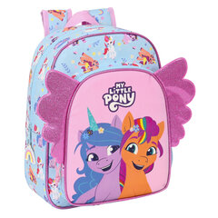 Mokyklinis krepšys Safta My Little Pony Wild & free, mėlynas/rožinis цена и информация | Школьные рюкзаки, спортивные сумки | pigu.lt