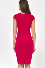 Rožinė pieštuko suknelė virš kelių - Suknelė moterims rožinė kaina ir informacija | Suknelės | pigu.lt