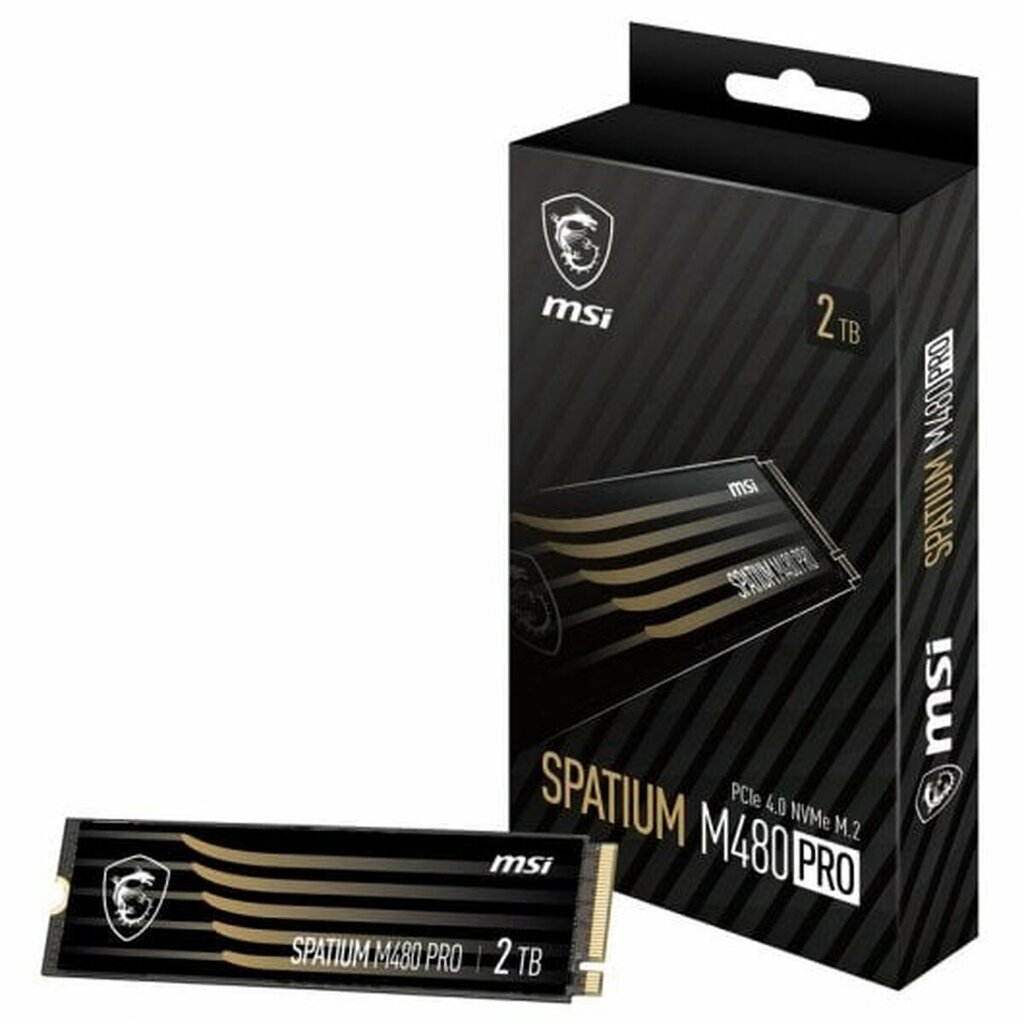 MSI Spatium M480 Pro kaina ir informacija | Vidiniai kietieji diskai (HDD, SSD, Hybrid) | pigu.lt