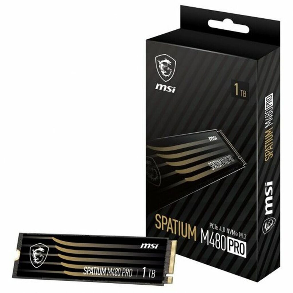 MSI Spatium M480 Pro S78-440L1G0-P83 kaina ir informacija | Vidiniai kietieji diskai (HDD, SSD, Hybrid) | pigu.lt