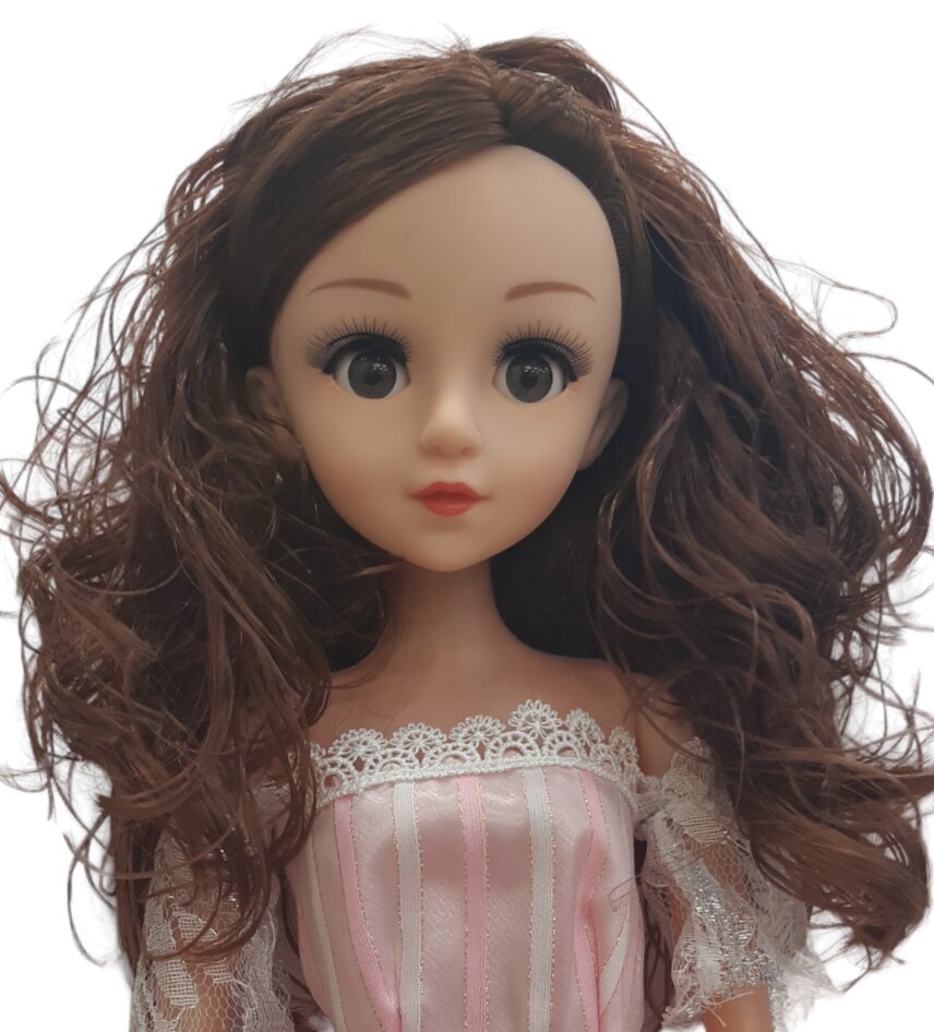 Elegantiško stiliaus lėlė 57 cm kaina ir informacija | Žaislai mergaitėms | pigu.lt