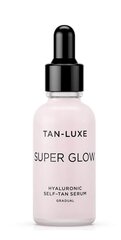 Сыворотка-автозагар с гиалуроновой кислотой Tan-Luxe Super Glow, 30 мл цена и информация | Сыворотки для лица, масла | pigu.lt