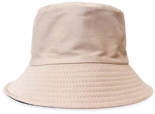 Dvipusė kepurė Denim House DH1013/BEIGE kaina ir informacija | Kepurės moterims | pigu.lt