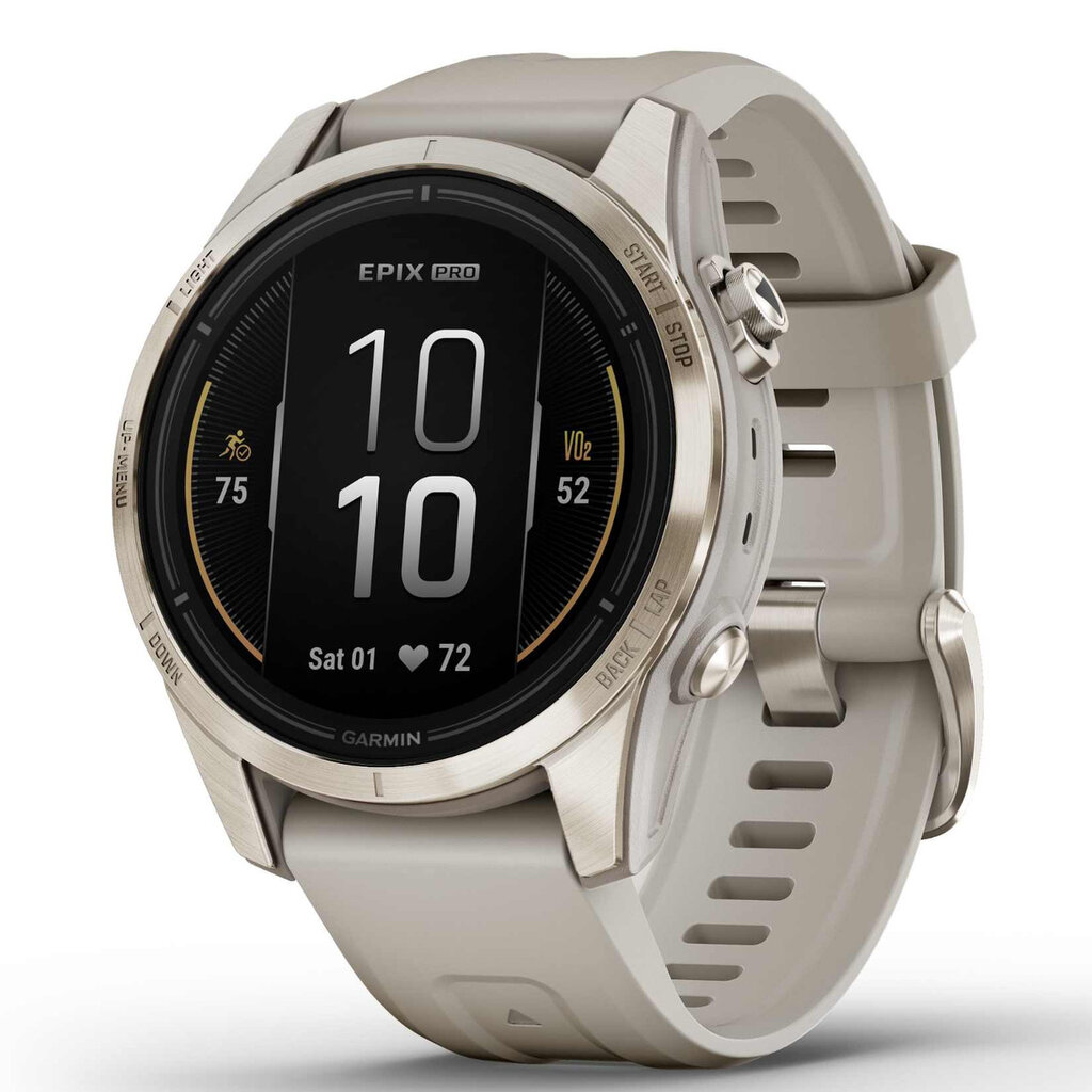 Garmin epix Pro Gen 2 Sapphire Soft Gold/Light Sand kaina ir informacija | Išmanieji laikrodžiai (smartwatch) | pigu.lt