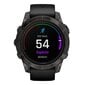 Garmin epix Pro Gen 2 Sapphire Carbon Gray DLC Titanium/Black 47mm цена и информация | Išmanieji laikrodžiai (smartwatch) | pigu.lt