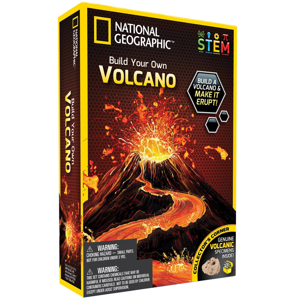Vulkano mokslo rinkinys National Geographic цена и информация | Lavinamieji žaislai | pigu.lt