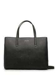 Женская сумка CALVIN KLEIN Must Tote MD Black 545010260, черная цена и информация | Женская сумка Bugatti | pigu.lt