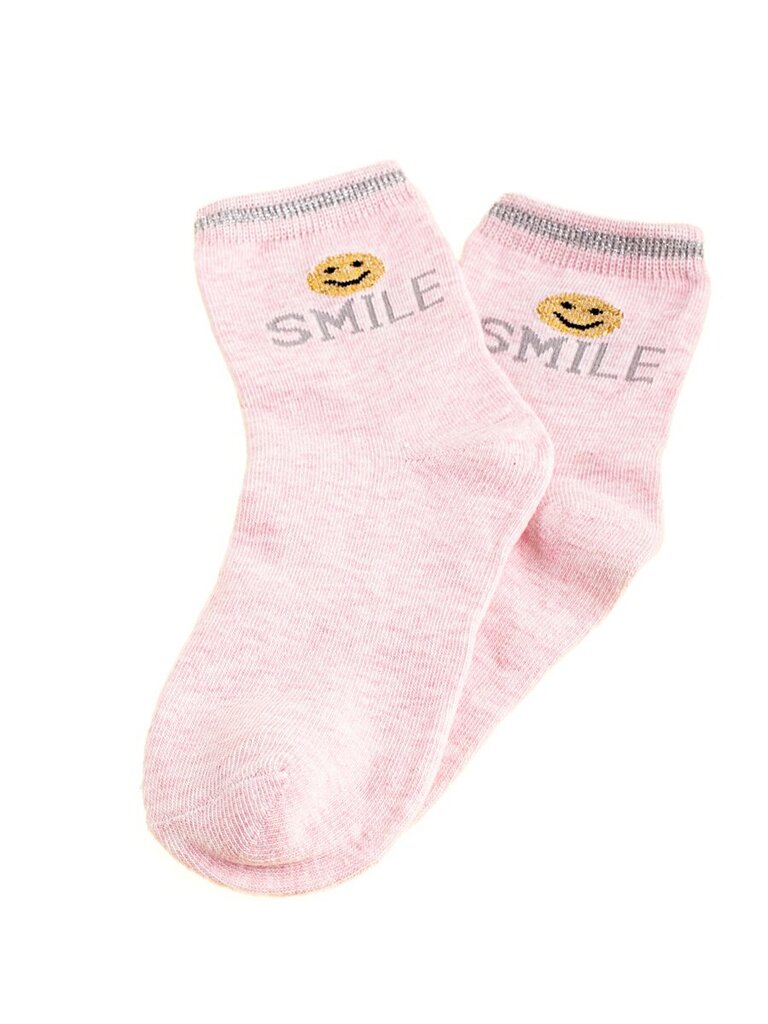 Kojinės vaikams Shelovet Smile, rožinės цена и информация | Kojinės, pėdkelnės mergaitėms | pigu.lt