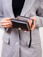 Женский кошелек Shelovet черный цена и информация | Женские кошельки, держатели для карточек | pigu.lt