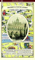 Historical Map of London цена и информация | Исторические книги | pigu.lt