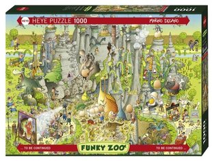 Dėlionė Degano: zoologijos sodo juros periodo buveinė, 1000 d. kaina ir informacija | Dėlionės (puzzle) | pigu.lt