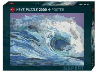 Dėlionės Map Art: banga, 2000 g. kaina ir informacija | Dėlionės (puzzle) | pigu.lt