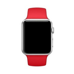 Mercury pasek Silicon Apple Watch 38|40| 41 mm czerwony|red цена и информация | Аксессуары для смарт-часов и браслетов | pigu.lt