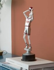 Cтатуэтка-баскетболист Amoy-Art, 30 см, серебренная цена и информация | Детали интерьера | pigu.lt