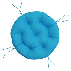 Kėdės pagalvėlė vidaXl, 60x11 cm, mėlyna kaina ir informacija | Pagalvės, užvalkalai, apsaugos | pigu.lt