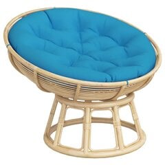 Kėdės pagalvėlė vidaXL, 100x11 cm, mėlyna kaina ir informacija | Pagalvės, užvalkalai, apsaugos | pigu.lt