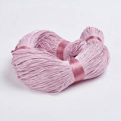 Medvilnė virvutė, 1 mm, 5 m, rožinė kaina ir informacija | Papuošalų gamybai, vėrimui | pigu.lt