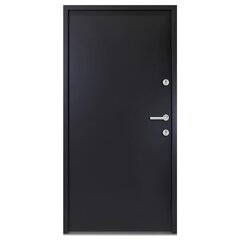 vidaXL Priekinės durys antracito spalvos 100x200cm 3190562 цена и информация | Межкомнатные двери | pigu.lt