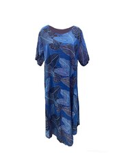 Suknelė moterims N.Collection 39, mėlyna kaina ir informacija | Suknelės | pigu.lt