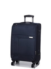 Дорожный чемодан Airtex 618/24, синий цена и информация | Чемоданы, дорожные сумки | pigu.lt